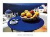 Visions of the Mediterranean - Blue Table Fruit Photographic Print