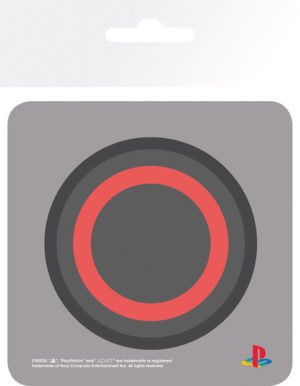 PlayStation Controller Symbol Circle Single Coaster