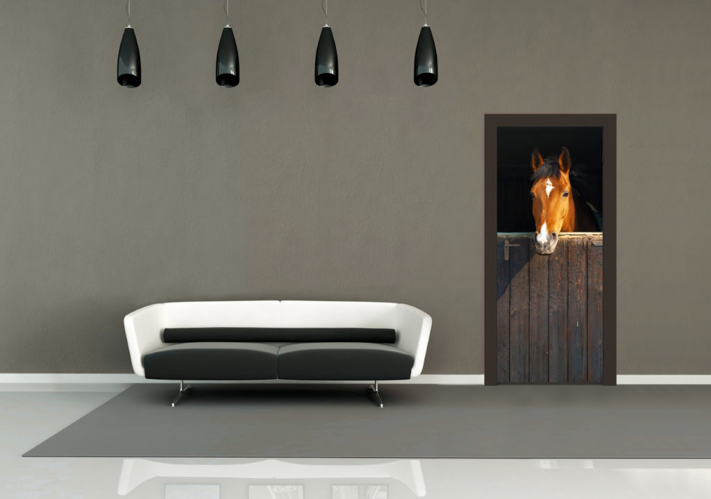 Horse Stable Wallpaper Wall Mural — Poster Plus