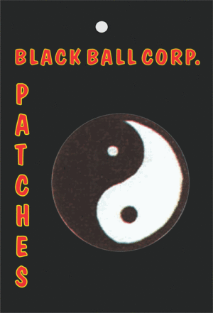 Yin Yang Embroidered Sew On Patch - Image 2