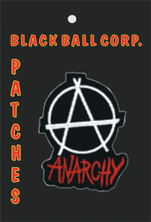 Anarchy Embroidered Sew-On Patch - Image 2