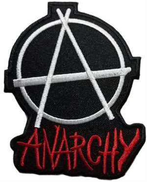 Anarchy Embroidered Sew-On Patch