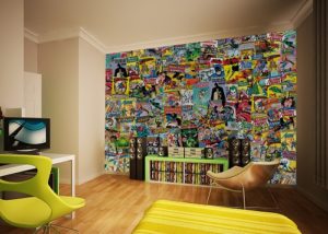 DC Comics Creative Collage Wallpaper