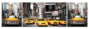 New York Yellow Taxis Car Jumbo Poster