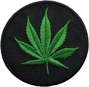 Leaf 7.5x7.5cm Embroidered Sew On Patch