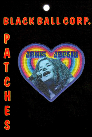 Janis Joplin 10x9cm Embroidered Sew On Patch - Image 2