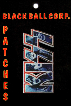Kiss 10.5x5cm Embroidered Sew On Patch - Image 2