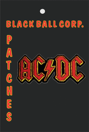 AC/DC 8.5x4cm Embroidered Sew On Patch - Image 2