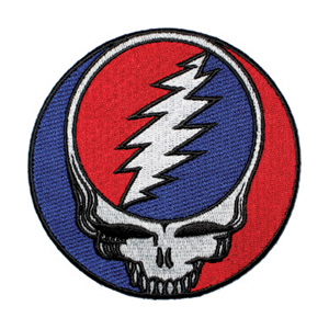 Grateful Dead 5x5cm Embroidered Sew On Patch