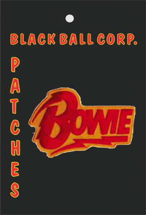 David Bowie Name Embroidered Sew-On Patch - Image 2