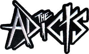 The Adicts 10x5.5cm Embroidered Sew On Patch