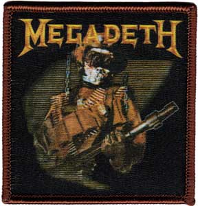 Megadeth Embroidered Sew On Patch