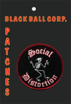 Social Distortion Embroidered Sew-On Patch - Image 2