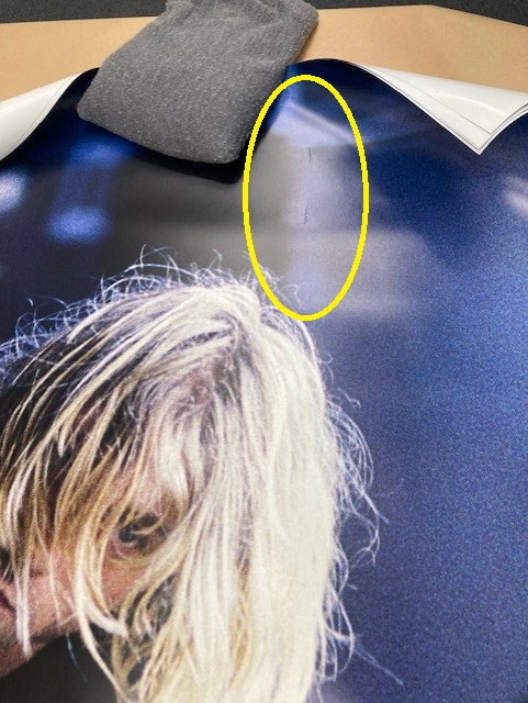 Kurt Cobain Guitar Giant Poster (Some wear) - Image 2