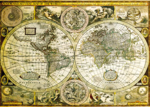 World Map Historical Giant Poster