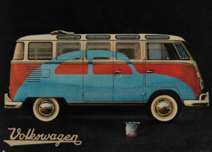 VW Camper Paint Advert Giant Poster