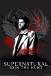 Supernatural Red Castiel Poster