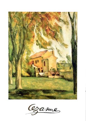 Paul Cezanne - Chestnut- rees and farm at Jas de Bouffan