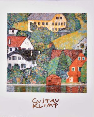 Gustav Klimt - Houses At Unterach