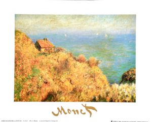 Claude Monet - The Custom Officer's House At Varengeville Art Print