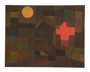Paul Klee - Fire Under The Full Moon Art Print