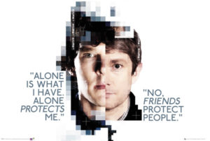 Sherlock Faces Poster