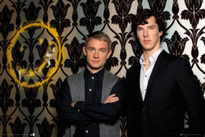 Sherlock Smiley Poster