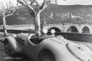 Riverside Drive Car Photographic Print