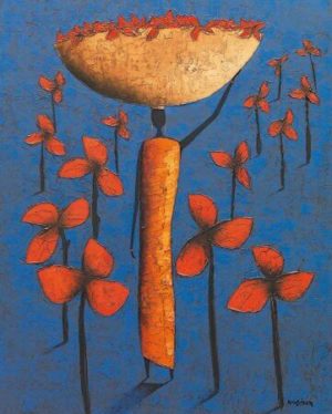 Michel Rausher - The Blue Field Art Print