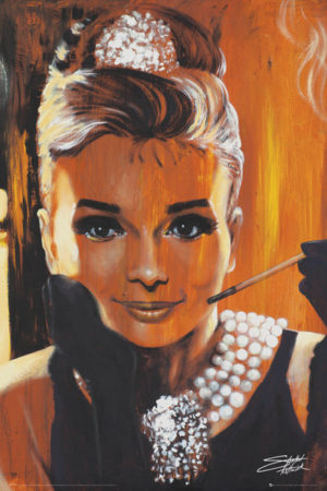 Fishwick - Audrey Hepburn Breakfast At Tiffany's Poster