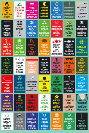 Keep Calm Gaming Poster
