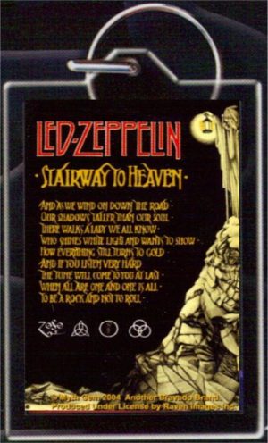 Led Zeppelin Stairway to Heaven Keyring