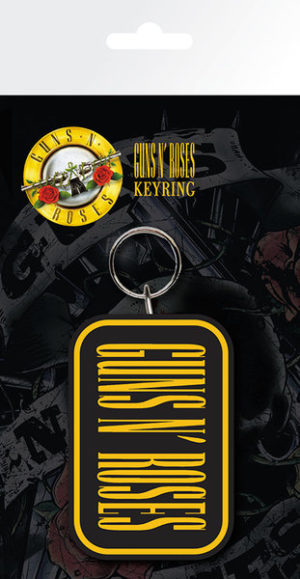 Guns n Roses Logo Keyring