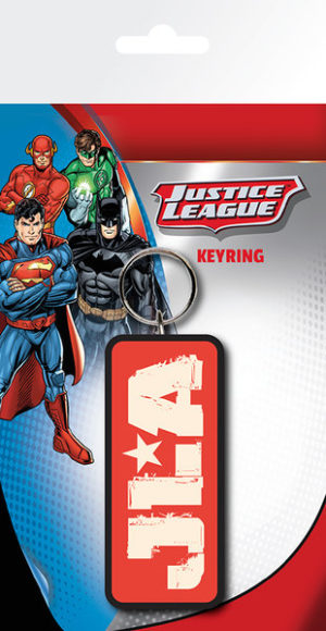 DC Comics Justice League JLA Logo Keyring