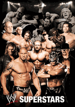 WWE Superstars Large 3D Lenticular Poster