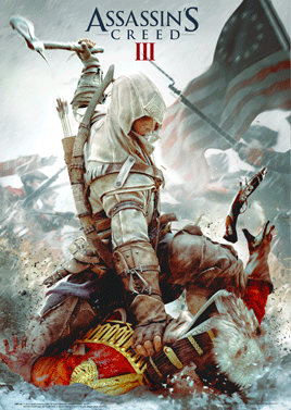 Assassin's Creed III Large 3D Lenticular Poster