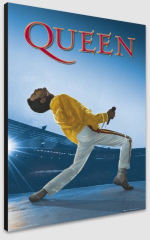 Queen Wembley Poster - Maxi Poster 61x91.5cm Blockmounted