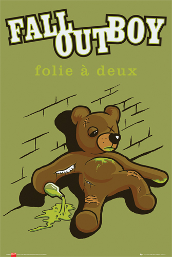 Fall Out Boy Folie a Deux Poster (Published 2009, some wear)