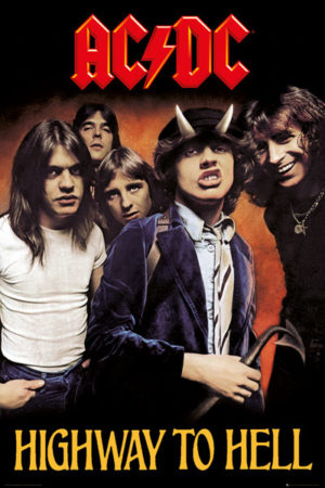 AC/DC Highway to Hell Album Cover Poster