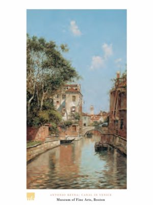 Antonio Reyna - Canal In Venice Art Print
