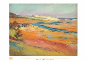 Gertrude Beals Bourne - Marshlands With House Essex Marshes Art Print