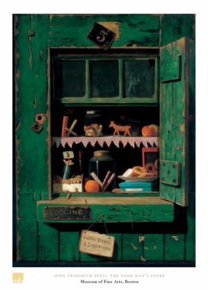 John F. Peto - The Poor Man's Store Art Print