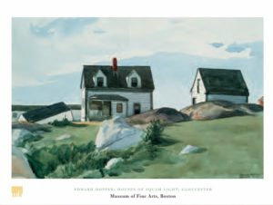 Edward Hopper - Houses Of Squam Light Gloucester Art Print