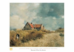 Jean-Charles Cazin - Cottage In The Dunes Art Print