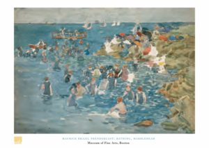 Maurice Prendergast - Bathing Marblehead Art Print