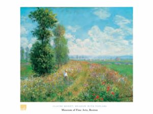 Claude Monet - Meadow With Poplars Art Print
