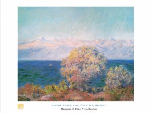 Claude Monet - Cape From Antibes Mistral Art Print