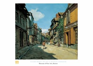 Claude Monet - Bavolle Street, Honfleur Art Print