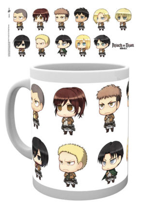 Attack on Titan All Chibis Mug