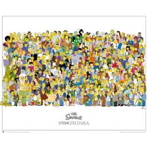 The Simpsons Cast Mini Poster